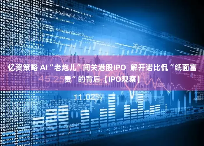 亿资策略 AI“老炮儿”闯关港股IPO  解开诺比侃“纸面富贵”的背后【IPO观察】